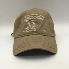 ■NEW ERA ニューエラ 9TWENTY スヌーピー PEANUTS コラボ キャップ カーキ ベージュ ゴルフ 刺繍 アジャスタブル 中古のサムネイル