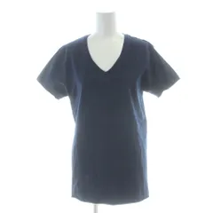 ダブルジェイケイ wjk Tシャツ S 紺 ネイビー Vネック 無地 半袖 /AB ■ADのサムネイル