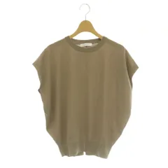 ラ トータリテ La TOTALITE 24SS ウォッシャブルフレンチプルオーバー ニット カットソー 茶 ブラウン /MI ■OSのサムネイル