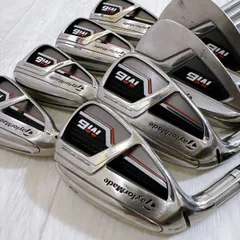 良品 レフティ TaylorMade M6 テーラーメイド アイアンセット 8本 フレックスS 左利き G-0685のサムネイル