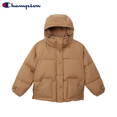 チャンピオン Champion ダウン ジャケット アウター レディース 無地 ジップ フーデッド ZIP DOWN HOODED JACKET CW-C605のサムネイル