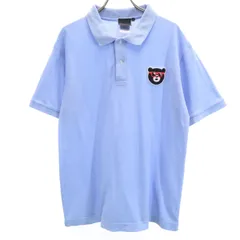 BEAMS T ビームスティー 半袖 ポロシャツ L ブルー系 メンズ 古着のサムネイル