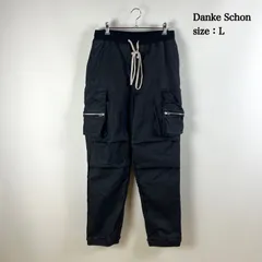 Danke Schon 2023 COATING FRONT ZIP CARGO PANTS L 23A-PTL025-DS ダンケシェーン コーティング ジップカーゴパンツ 光沢 定番 ストリート モードのサムネイル