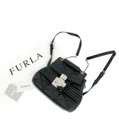 FURLA フルラ Fortuna S バックパック キルティング ブラック 0988337 ◆のサムネイル