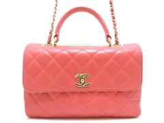 CHANEL シャネル トレンディCC ラージトップハンドル チェーンショルダー ピンク/GP A69923 レディース【中古】430のサムネイル