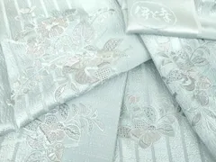 平和屋着物●中国三大刺繍　スワトウ刺繍　汕頭刺繍　総刺繍　訪問着　辻が花　伊と幸　反端付き　正絹　逸品　未使用　DABI6207psのサムネイル