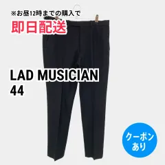 LAD MUSICIAN　ラッドミュージシャン　スラックス　44　ブラック LAD MUSICIAN ラッドミュージシャン スラックス 44 ブラック メンズ
