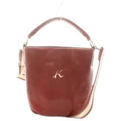 キタムラ Kitamura ハンドバッグ ショルダーバッグ 2way ロゴ レザー 赤 レッド /AN ■GY11のサムネイル