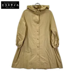 BALLSEY　ボールジー　ベージュ ライトタフタ フーデットコート　34のサムネイル