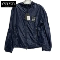 ARMANI EXCHANGE　アルマーニエクスチェンジ　【ICON PERIOD】ネイビー ナイロン ジップアップパーカー　XLのサムネイル