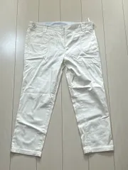 【233274】Leilian レリアン  M　デニムパンツ　ジーンズ　コットン　ストレッチ　日本製　レディース　サイズ13+  ・ ホワイトのサムネイル