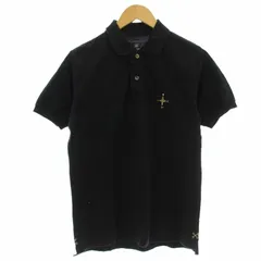ユニフォームエクスペリメント uniform experiment ポロシャツ 半袖 鹿の子 星 1 黒 ブラック UE-100047 /☆Gのサムネイル