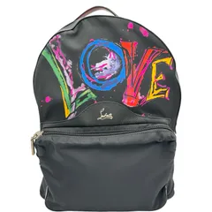 クリスチャン・ルブタン Christian louboutin LOVE スタッズ バックパック ブラック マルチカラー ナイロン/レザー メンズ リュック・デイパックのサムネイル