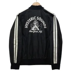 HYSTERIC GLAMOUR ヒステリックグラマー 品番02172AB01 HYSTERIC SOUNDS プリント ライン入り ジャージ トラックジャケット 正規品 / 55592のサムネイル