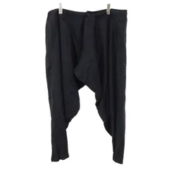 Yohji Yamamoto POUR HOMME ヨウジヤマモト プールオム 23AW ウールギャバジンドレープパンツ HJ-P21-100 ブラック 1のサムネイル