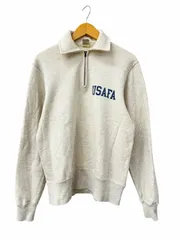 バズリクソンズ BUZZ RICKSON’S HALF ZIP SWEAT SHIRT U.S. AIR FORCE ACADEMY ハーフジップ スウェット シャツ トレーナー BR68397 M グレー ブランド古着ベクトル 中古●260601のサムネイル