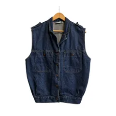 80s 珍品 Levi's リーバイス デニムベスト 青 ブルー SIZE L NO.T965のサムネイル