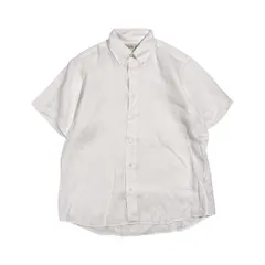 リネン100% Maker's Shirt 鎌倉 メーカーズシャツ BD ボタンダウン 半袖 シャツ L/ホワイト系 メンズのサムネイル