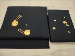 平和屋着物＊夏物 両面 半幅帯 芝文 やまと誂製 麻 逸品 CABJ4433fb
