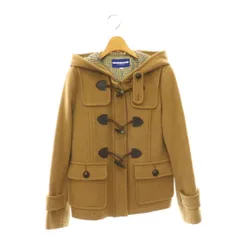 バーバリーブルーレーベル BURBERRY BLUE LABEL ダッフルコート アウター ミドル丈 ジップアップ 裏ノバチェック 38 ベージュ /CX ■OSのサムネイル