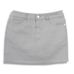 MARK & LONA マークアンドロナ (WOMEN - S/M) コットン パッチ スカル ロゴ ゴルフ ミニ スカートのサムネイル