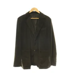 サルヴァトーレフェラガモ Salvatore Ferragamo ベロアジャケット テーラード 総裏地 52 ブラウン /DO ■OSのサムネイル