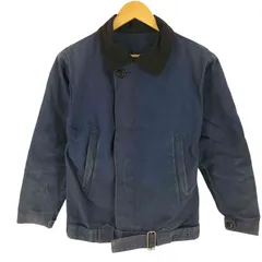 フランクリーダー FRANK LEDER ドイツ製 裾ベルト 襟切替 コットン ジャケット メンズ  2のサムネイル