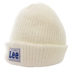 リー LEE 美品 ビーニー ニットキャップ 帽子 白 ホワイト /MG ■GY73のサムネイル