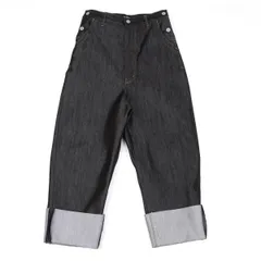 ジュンヤワタナベJUNYA WATANABE ロールアップサルエルデニム 黒XSのサムネイル
