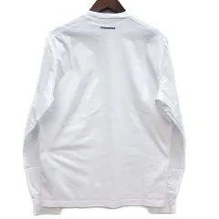 ディースクエアード DSQUARED2 バックロゴ クルーネック 長袖 Tシャツ カットソー ロンT Over Surf Fit 2023SS ホワイト 白 XS S71GD1272のサムネイル
