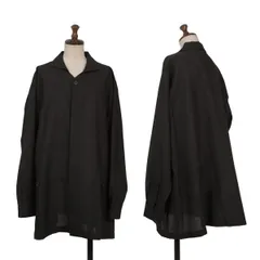 ワイズY's ポリウールシャツジャケット 黒M位のサムネイル
