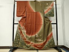 平和屋着物＃男性 羽織 本場大島紬 100亀甲 総詰め 正絹 逸品