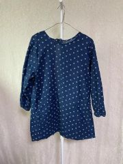 新品 シルク混 レディース ワンピース リバティ風柄 絹 SILK コットン