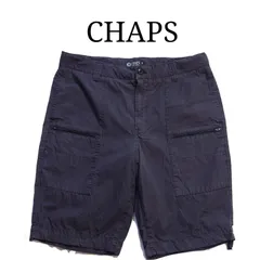 【Y2Kテック】CHAPS チャップス ショートパンツ フェードブラック 古着 00sのサムネイル