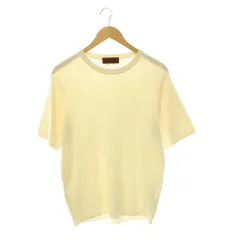 トゥモローランド トリコ TOMORROWLAND tricot ベーシックコットンクルーネックニット カットソー 半袖 S オフホワイト /DO ■OSのサムネイル