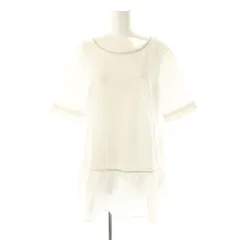 マックスマーラ MAX MARA スタジオ コットン半袖チュニック M 白 /NR ■OSのサムネイル