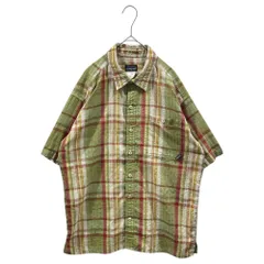 Patagonia(パタゴニア) 2006's Puckerwear Shirt パッカーウェア シャツ 52998S6 M グリーン×レッド 00's 半袖 シアサッカーのサムネイル