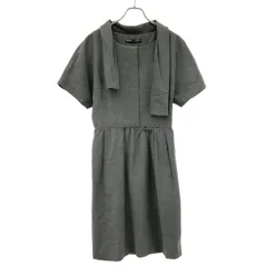 BALENCIAGA バレンシアガ ショートスリーブドレスワンピース 301159 TCJ09 グレー 36のサムネイル