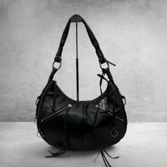 Nori original 本革 ショルダーバッグ A4収納可 オールレザー 黒