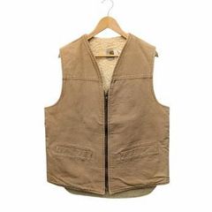 80s Carhartt ダックベスト 内ボア カーハート アメカジ 星タグ 80s Carhartt カーハート ダック地 裏ボア ベスト 星タグ ベージュ系