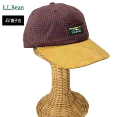 SALE☀️人気商品‼️L.L.Bean　CAP　チェック柄　レッド×ベージュのサムネイル