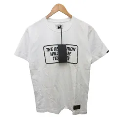 ネイバーフッド NEIGHBORHOOD タグ付き Tシャツ カットソー 半袖 ロゴプリント コットン S 白 ホワイト ■IBO101のサムネイル