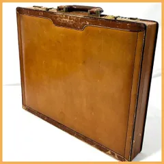 HARDY AMIES LONDON アタッシュケース ビジネスバッグ レザー ブラウン ハーディ・エイミス ロンドン レトロ ビンテージ メンズのサムネイル