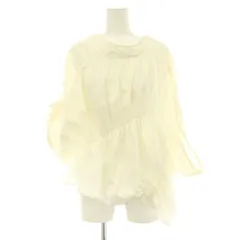 アメリヴィンテージ Ameri VINTAGE MEDI GROUND CHERRY GATHER SHIRT ブラウス アシンメトリー プルオーバー オフホワイト /HK ■OSのサムネイル
