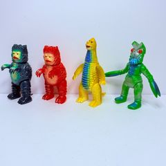 美品】ブルマァク ウルトラ怪獣ソフビ ミドルサイズ 4体セット - メルカリ
