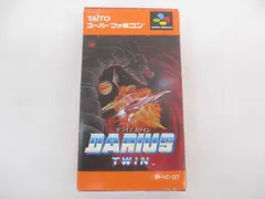  中古品 ゲーム スーパーファミコン ソフト ダライアスツイン 箱・はがき付きのサムネイル