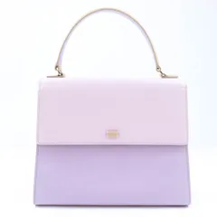 アニエスベー LILI リリィ ショルダーバッグ ハンドバッグ 2way レザー スクエア 鞄 ブランド レディース パープル agnes b. 【中古】のサムネイル