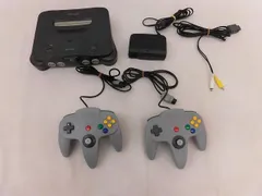 中古品 ゲーム NINTENDO 64 本体 NUS-001 本体のみ 動作品 メモリー拡張パック 周辺機器付きのサムネイル