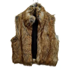 DSQUARED2 ディースクエアード 24AW アクリル フェイクファー ベスト S74FB0325 S52061 44 キャメル メンズのサムネイル