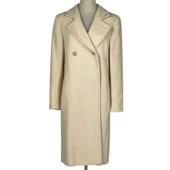 マックスマーラ MAX MARA チェスターコート アウター ロング ウール カシミヤ オフホワイト レディース 【中古】のサムネイル